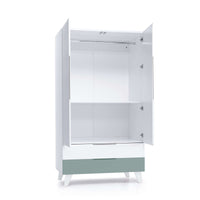 Armoire pour enfants (2 portes/2 tiroirs) laqué · Style A347