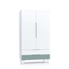 Armoire pour enfants (2 portes/2 tiroirs) laqué · Style A347