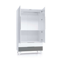Armoire pour enfants (2 portes/2 tiroirs) laqué · Style A347