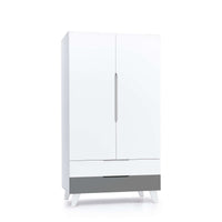 Quarto infantil bebés branco e cinzento antracite · Style Antracita