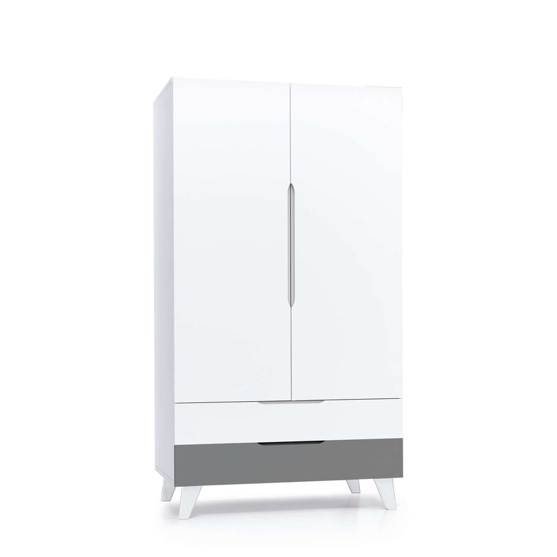 Quarto infantil bebés branco e cinzento antracite · Style Antracita