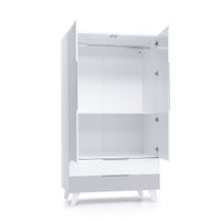 Armoire pour enfants (2 portes/2 tiroirs) laqué · Style A347