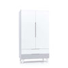 Armoire pour enfants (2 portes/2 tiroirs) laqué · Style A347
