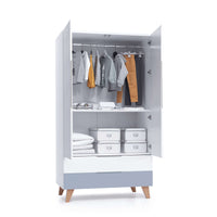 Armoire enfants nordique style 110 cm avec jambes en bois · Lifestyle A347R