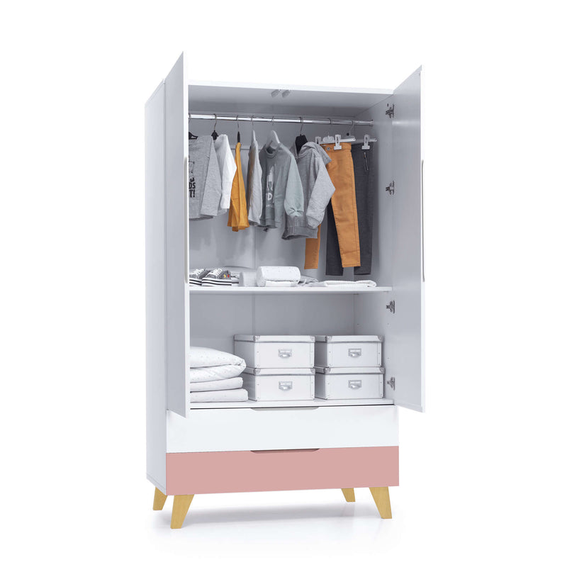 Nomad children's wooden wardrobe (110cm) - A347R-M7750