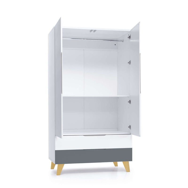 Nomad children's wooden wardrobe (110cm) - A347R-M7750