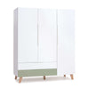 Armoire d'enfant (3 portes) style nordique pieds bois · A447R Lifestyle Plus+