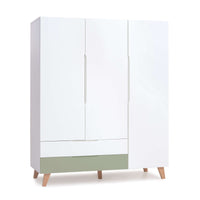 Armoire d'enfant (3 portes) style nordique pieds bois · A447R Lifestyle Plus+
