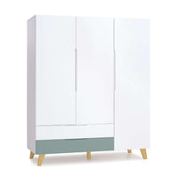 Armoire d'enfant (3 portes) avec pieds en bois · A447R Nomad Plus+