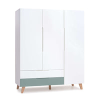 Armoire d'enfant (3 portes) style nordique pieds bois · A447R Lifestyle Plus+