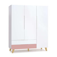 Armoire d'enfant (3 portes) avec pieds en bois · A447R Nomad Plus+