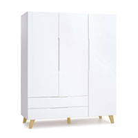 Armoire d'enfant (3 portes) avec pieds en bois · A447R Nomad Plus+