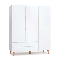 Armoire d'enfant (3 portes) style nordique pieds bois · A447R Lifestyle Plus+