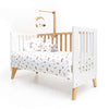 Set couette et tour de lit bébé 70x140 cm imprimé fôret · 9L2NG-148 Taiga