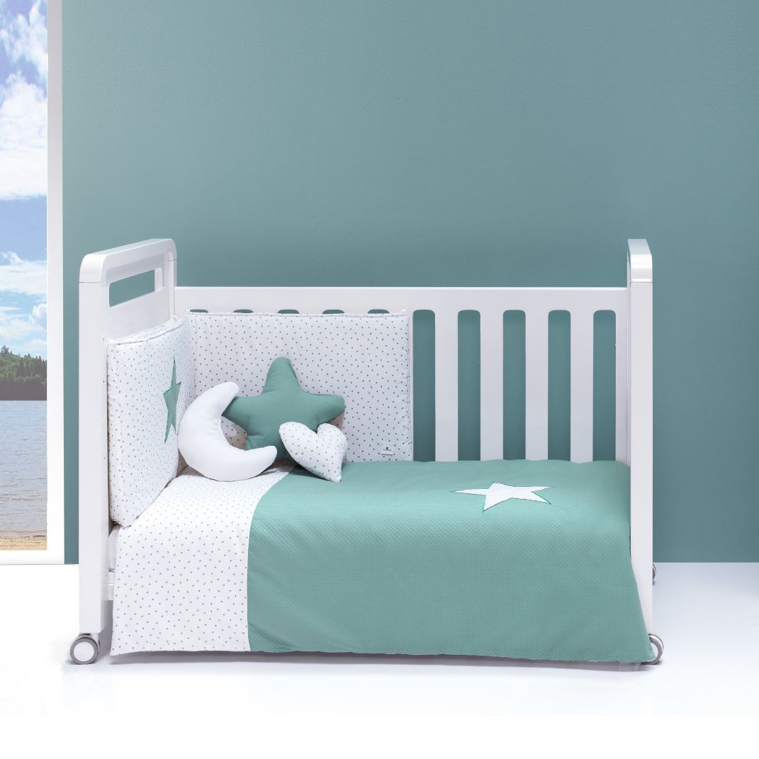 Couette pour lit bébé/lit d'enfant 70x140 cm gris · 626-178 Carezza
