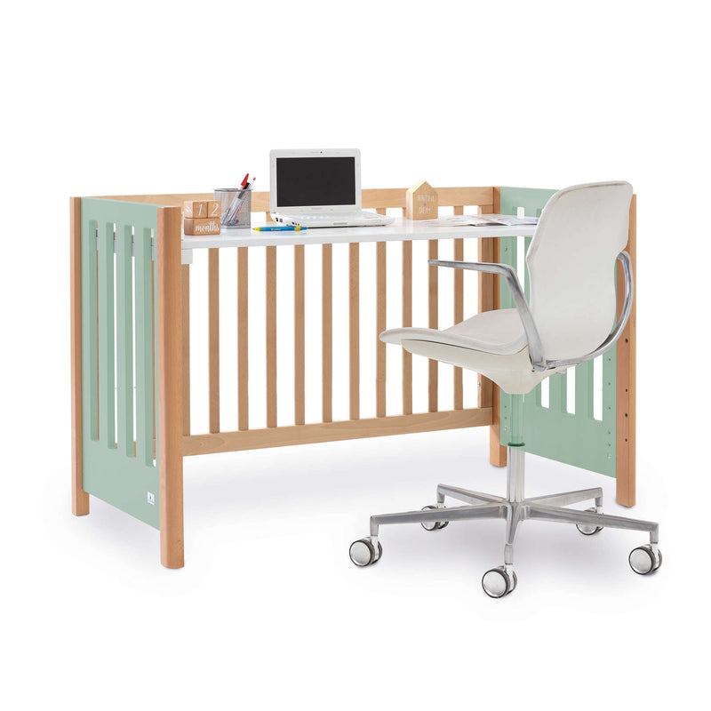 Co-sleeping cot 60x120 cm (5in1) wood/mint · Occa C166-M9555