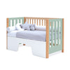 Co-sleeping cot 60x120 cm (5in1) wood/mint · Occa C166-M9555