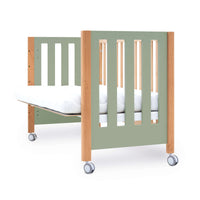 Co-sleeping cot 60x120 cm (5in1) wood/green olive · Occa C166-M9556