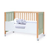 Lit bébé cododo 60x120 cm bois/vert-olive · Occa C166-M9556