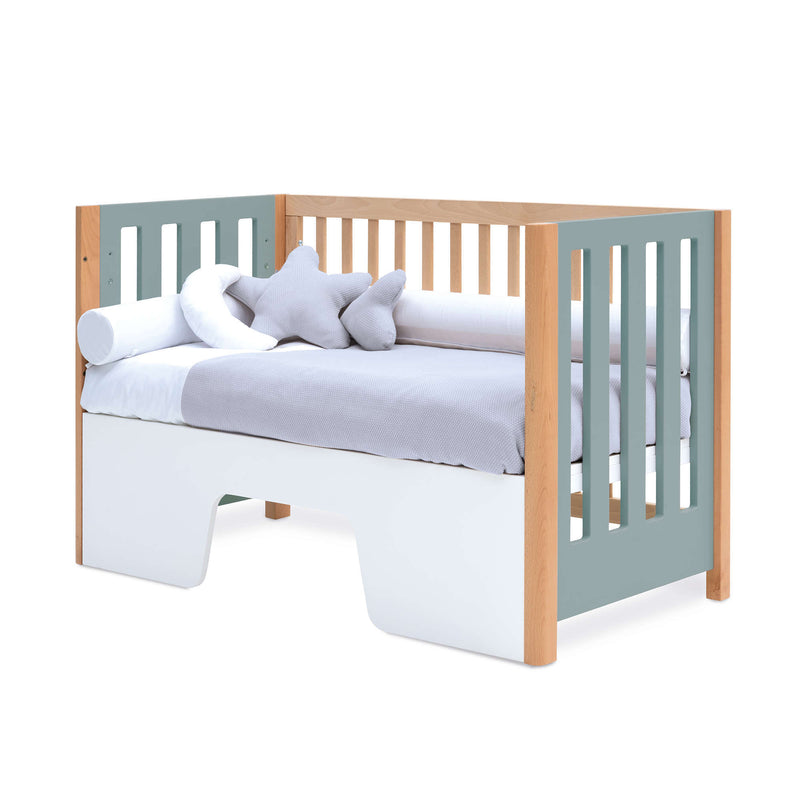 Co-sleeping cot 60x120 cm (5in1) wood/green · Occa C166-M9557