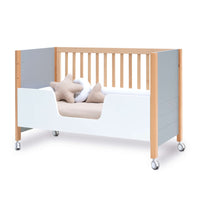 Lit bébé cododo 60x120 cm bois/bleu · Ombra C167-M9541