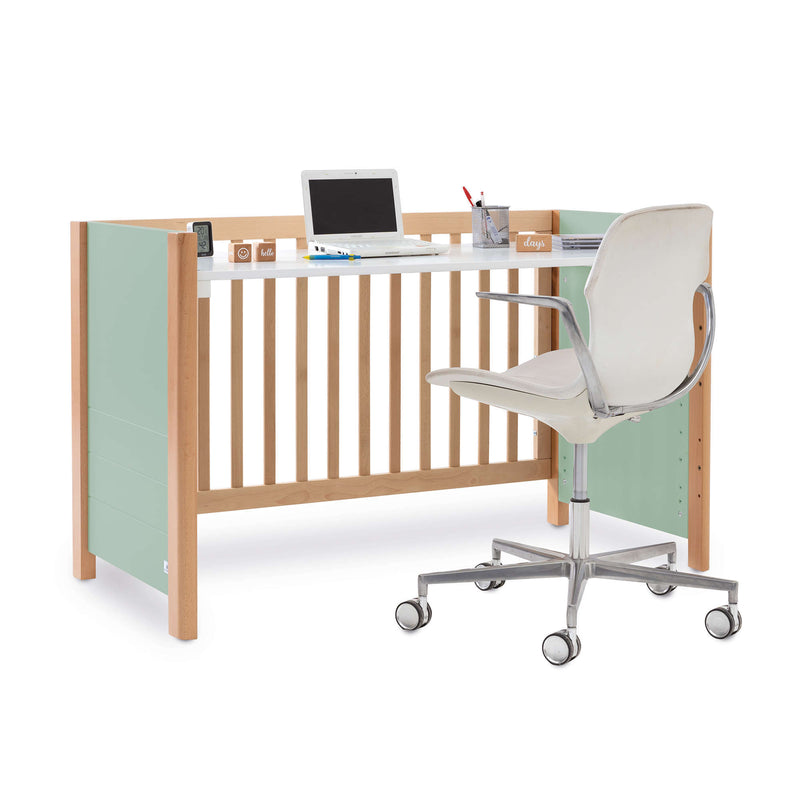 Co-sleeping cot 60x120 cm (5in1) wood/mint · Ombra C167-M9555