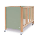 Lit bébé-bureau 60x120 cm bois/vert-olive · Ombra C167-M9556