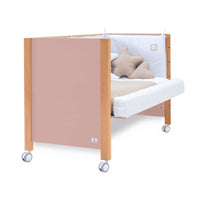 Co-sleeping cot 60x120 cm (5in1) wood/pink · Ombra C167-M9559