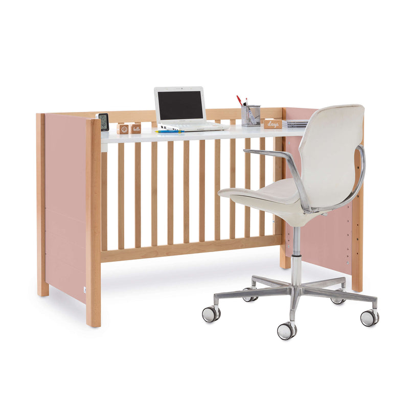 Co-sleeping cot 60x120 cm (5in1) wood/pink · Ombra C167-M9559