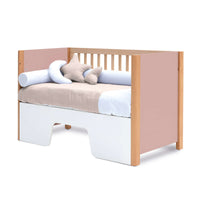 Co-sleeping cot 60x120 cm (5in1) wood/pink · Ombra C167-M9559