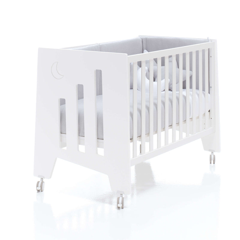 Mini berço 60x80 cm e berço 60x120 cm (7em1) branco · Omni Tre White