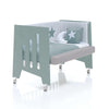 Co-sleeping cot 60x120 cm (5in1) green · Omni Due Eucalyptus