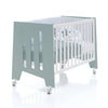 Co-sleeping cot 60x120 cm (5in1) green · Omni Due Eucalyptus