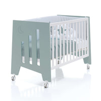 Co-sleeping cot 60x120 cm (5in1) green · Omni Due Eucalyptus