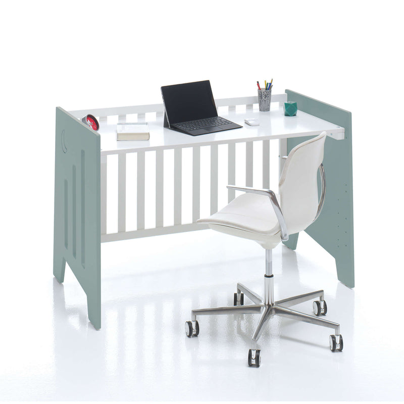 Co-sleeping cot 60x120 cm (5in1) green · Omni Due Eucalyptus