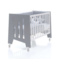 Co-sleeping cot 60x120 cm (5in1) white/anthracite · Omni Due Antracita