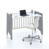 Co-sleeping cot 60x120 cm (5in1) white/anthracite · Omni Due Antracita