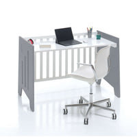 Co-sleeping cot 60x120 cm (5in1) white/anthracite · Omni Due Antracita