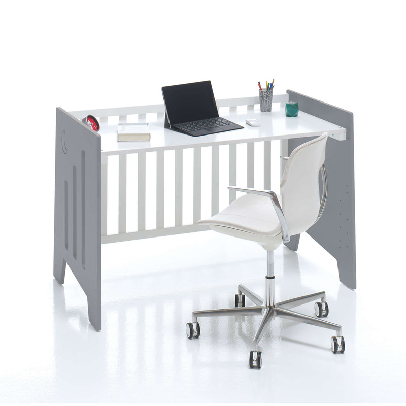 Co-sleeping cot 60x120 cm (5in1) white/anthracite · Omni Due Antracita