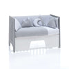 Co-sleeping cot 60x120 cm (5in1) white/anthracite · Omni Due Antracita