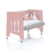 Co-sleeping cot 60x120 cm (5in1) pink/white · Omni Due Quarzo