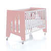Co-sleeping cot 60x120 cm (5in1) pink/white · Omni Due Quarzo