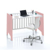 Co-sleeping cot 60x120 cm (5in1) pink/white · Omni Due Quarzo
