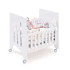 Berceau de cododo (5en1) avec roues 60x80 cm blanc · Omni Uno White