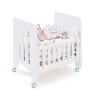 Berceau de cododo (5en1) avec roues 60x80 cm blanc · Omni Uno White
