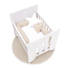 Berceau de cododo (5en1) avec roues 60x80 cm blanc · Omni Uno White