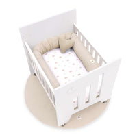 Berceau de cododo (5en1) avec roues 60x80 cm blanc · Omni Uno White