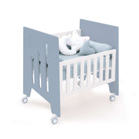 Co-sleeping crib (5in1) with wheels 60x80 cm blue · Omni Uno Blue denim