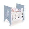 Co-sleeping crib (5in1) with wheels 60x80 cm blue · Omni Uno Blue denim