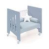 Co-sleeping crib (5in1) with wheels 60x80 cm blue · Omni Uno Blue denim
